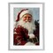 Stupell Industries Rosy Cheeked Santa Smile Framed Print Under Glass, design by Petal Prints Design